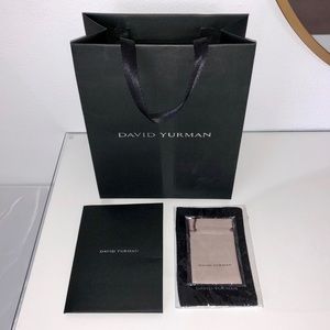 NEW David Yurman Petite Wheaton Black Onyx Ring